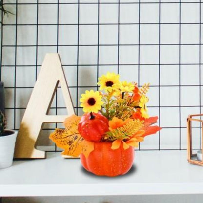 US Local Artificial Pumpkin Flower Autumn Pumpkin Ornaments A
