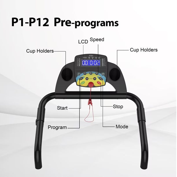 US Local Folding Treadmill Electric Running Machine