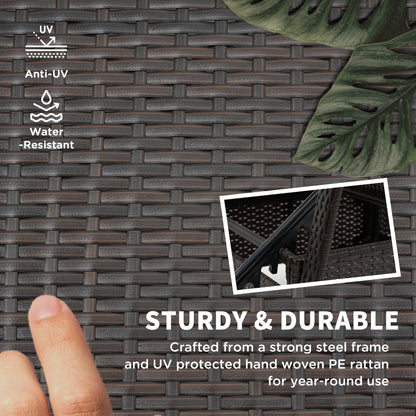 US Local Outdoor Chaise Lounge, 5-Level Adjustable Backrest Rattan Pool Lounge Chair With Wheels, Cushion & Headrest, Cream