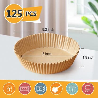 US Local 125 Pieces Of Air Fryer Baking Paper
