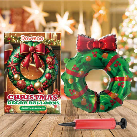 US Local Dowmoo Christmas Balloon Balloon Standing Santa Claus Reindeer Christmas Tree Event Atmosphere Decoration