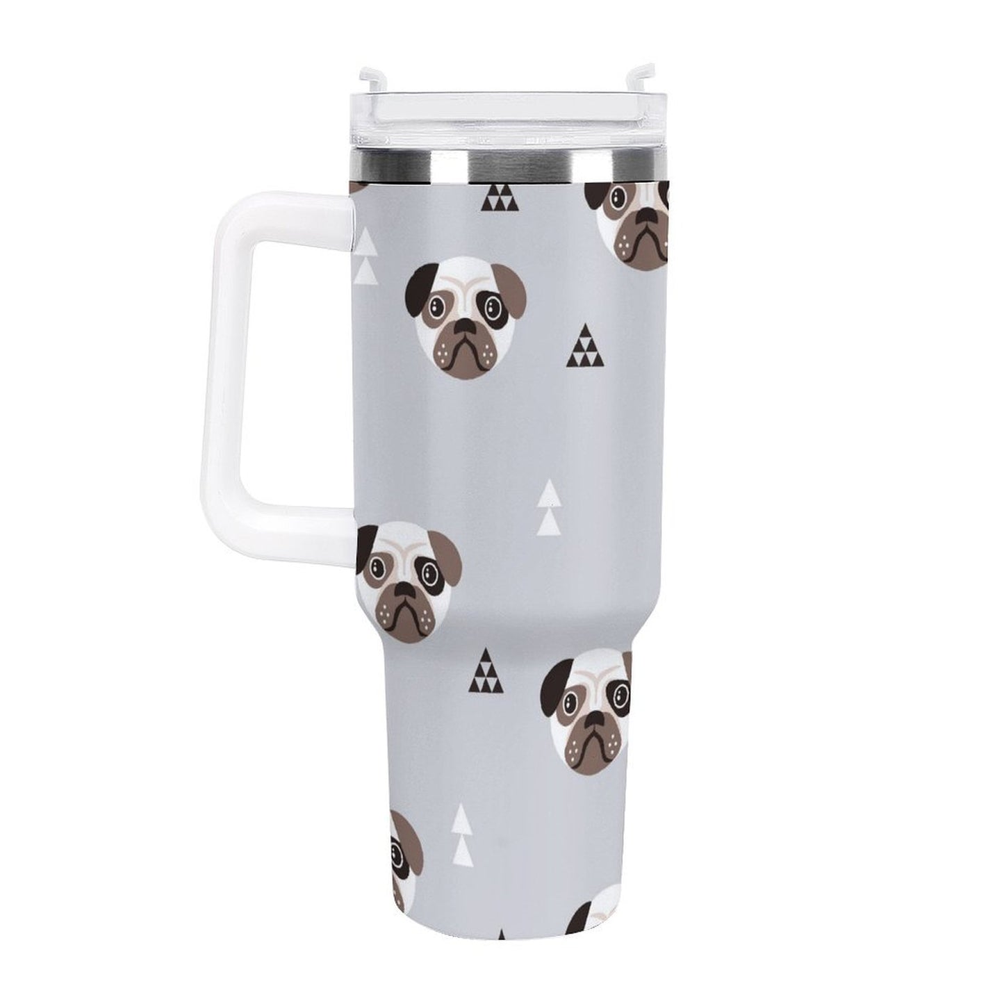 PHDT00236 POD US Local Tumbler 40 oz Large Capacity Car Cup Bulldog, Dog
