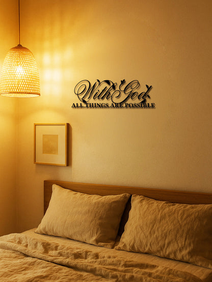 US Local Inspiring Metal Sculpture Wall Art,Exquisite Religious Accent Wall Sculptures