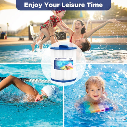 US Local 8 Pack PAS50SV-F2M Hot Tub Spa Filter Cartridge, Compatible With Unicel 6CH-502, Filbur FC-0311, Master Deluxe M60506, Magnum AR50, Baleen AK-90161, Excel Filters XLS-604 Artesian Spas Filter