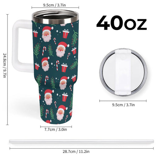 PHDT00101 POD US Local Tumbler 40 oz Large Capacity Car Cup Christmas