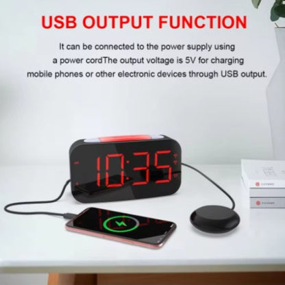 US Local LED Digital Watch Alarm Clock Silent Alarm Clock Plastic Vibrating Alarm Clock For Sleepers