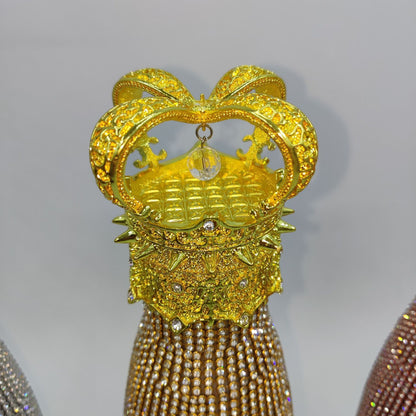 Trendy Good-looking Diamond Inlaid Crown Cup