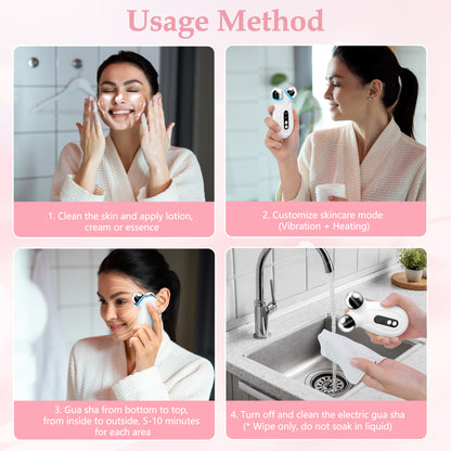 US Local Anti Aging And Wrinkles Microcurrent Facial Device, Boost Skin Care Products Absorption - White