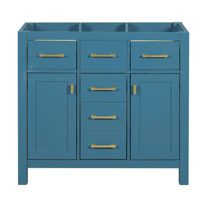 US Local Solid Wood Bathroom Storage Cupboards
