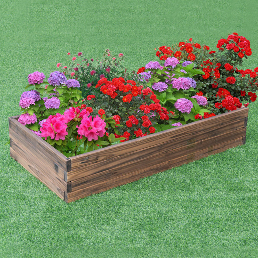 US Local Elevated Wooden Garden Planter Box Bed Kit
