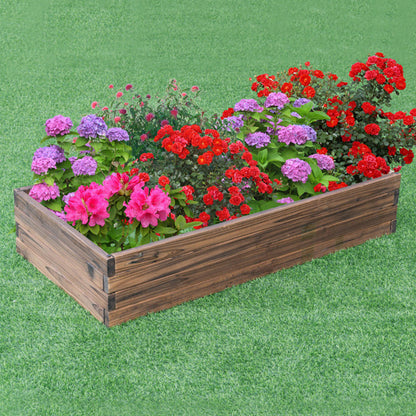 US Local Elevated Wooden Garden Planter Box Bed Kit