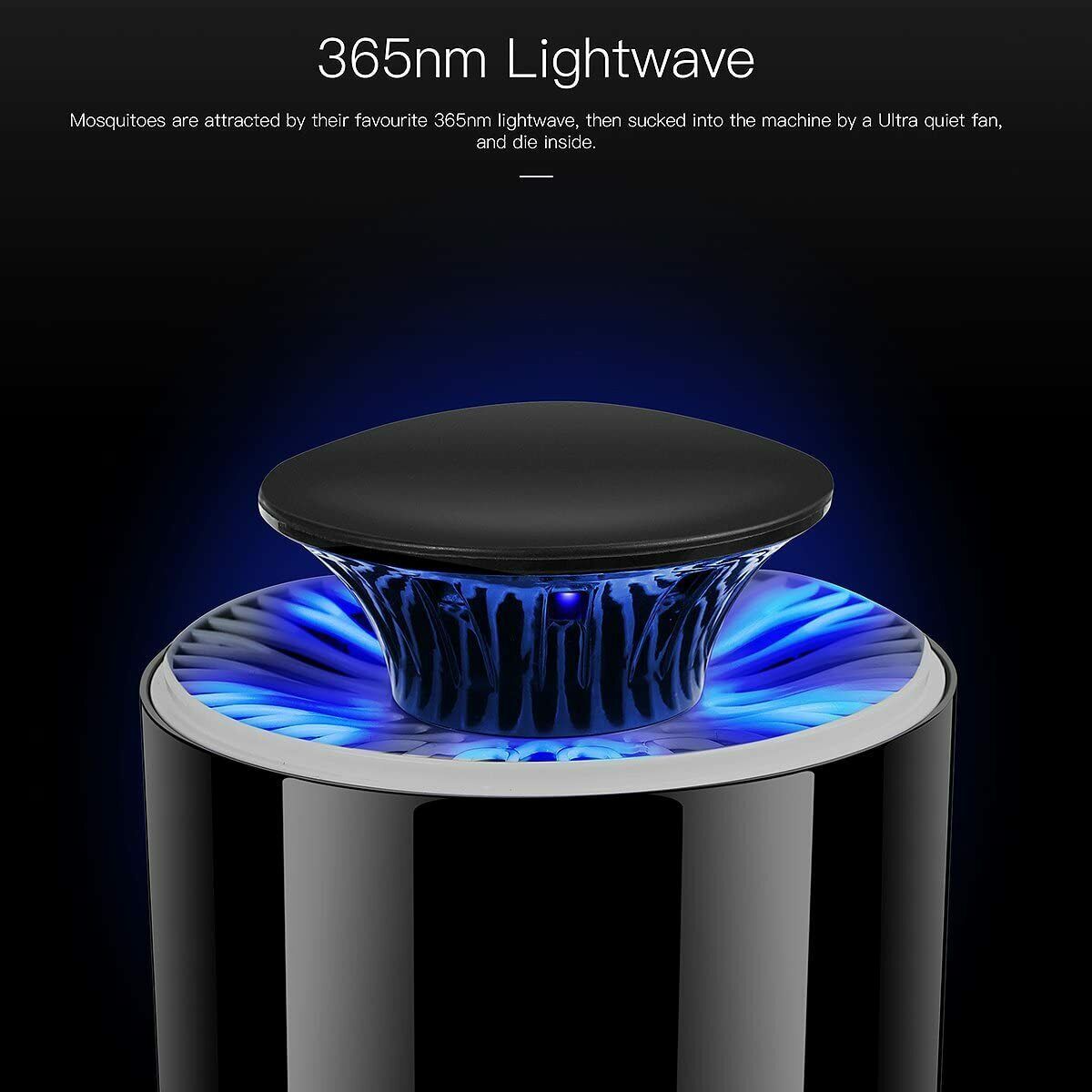 USA Local Electric UV Mosquito Killer Lamp Outdoor Indoor Fly Bug Insect Zapper Trap USB