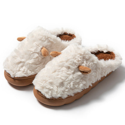 Non-slip Thickening Thermal Home Cotton Slippers