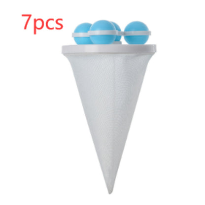 Washing Machine Lint Catcher Filter Pouch Hair Removal Laundry Ball Hair Lint Catcher Catchers Float Filter Clothes Cleaning Ball Accessories
