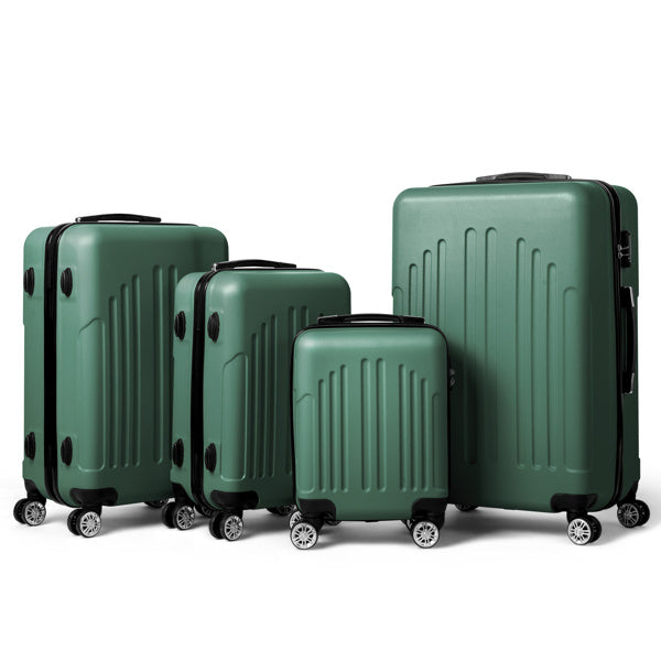 US Local Vertical Stripe Four In One Suitcase
