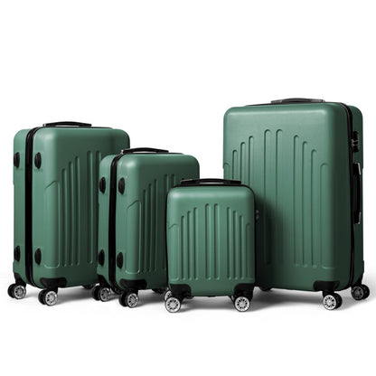 US Local Vertical Stripe Four In One Suitcase