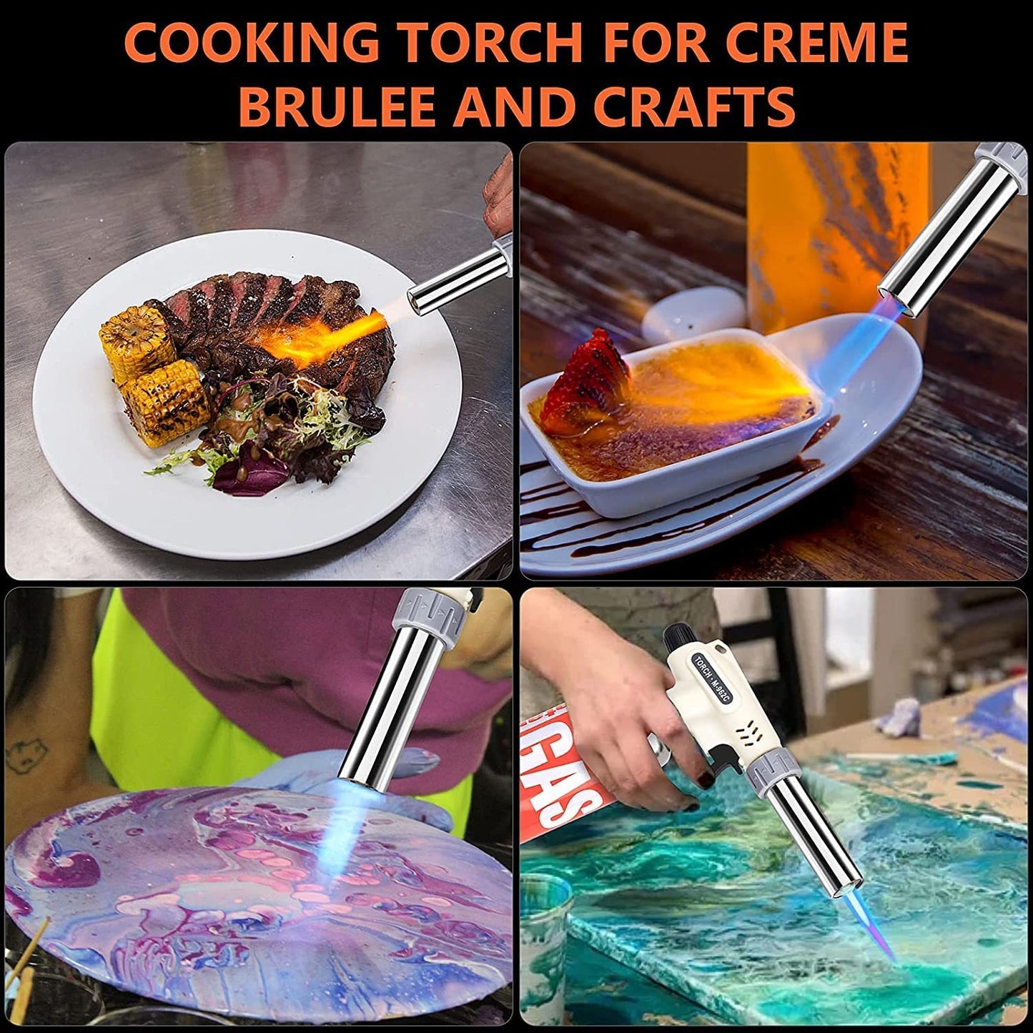 UK Local Professional Butane Kitchen Torch