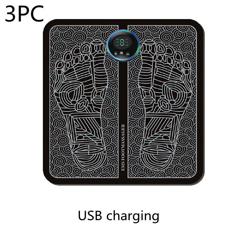 USA Local Ems Foot Massager Mat Tens Fisioterapia Electric Foot Cushion Blood Circulation Acupunctur Pad Foot Health Care Relaxation Pain