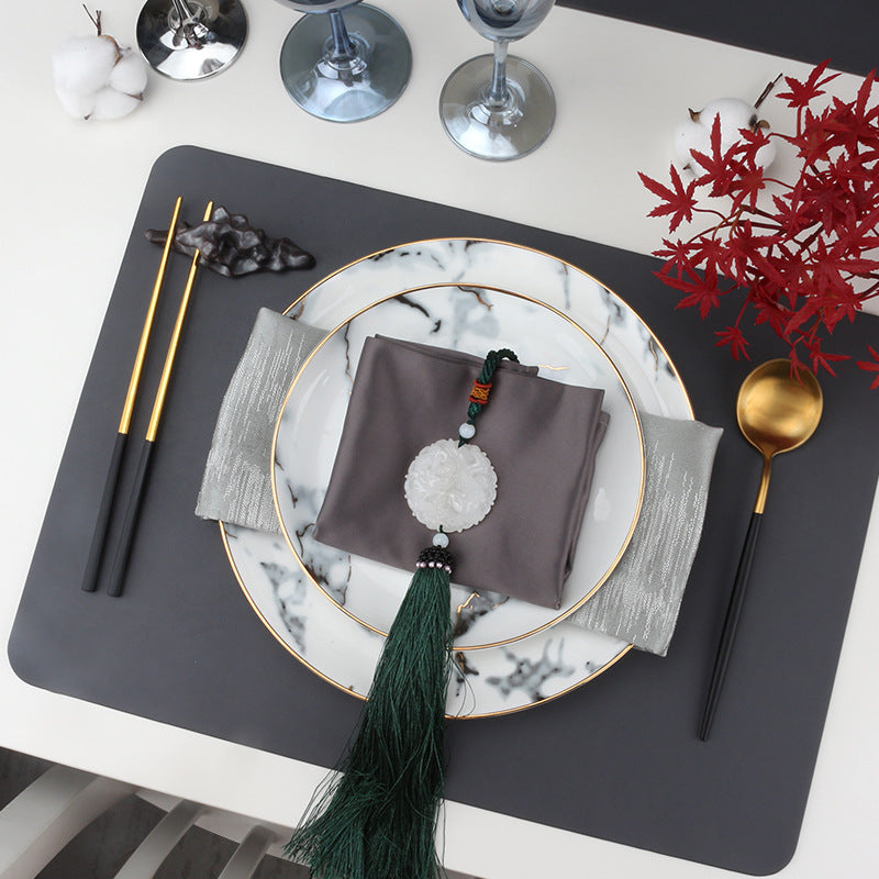 Home High-grade Leather Placemat