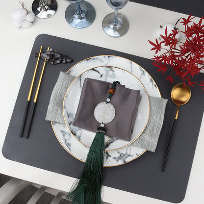 Home High-grade Leather Placemat