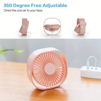 US Local Desktop Small Fan, Portable Office Student Dormitory Home Mini Fan Silent - Random Color