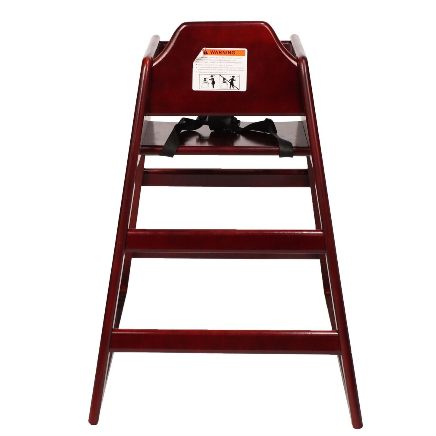 US Local Wooden Double Solid Wood Feeding, Eat & Grow Portable High, Easy To Clean Baby Booster Chair In Maho