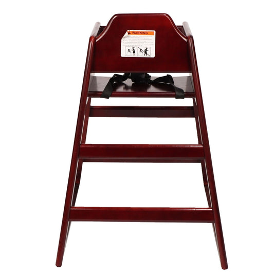 US Local Wooden Double Solid Wood Feeding, Eat & Grow Portable High, Easy To Clean Baby Booster Chair In Maho