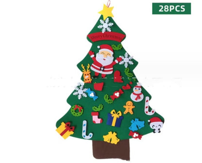 US Local Felt cloth to decorate the Christmas tree
