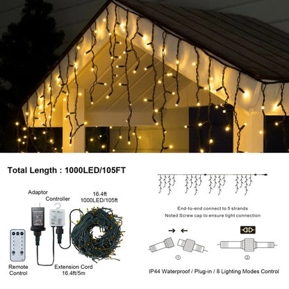 US Local Ice Bar Lamp - Warm Color-W-32-meter 1000 Lamp