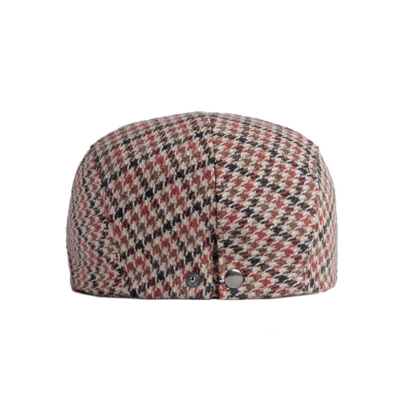 Fashion Retro Beret Houndstooth