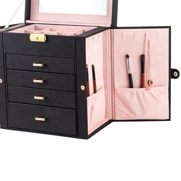 US Local Double Opening 5-layer Jewelry Storage Box