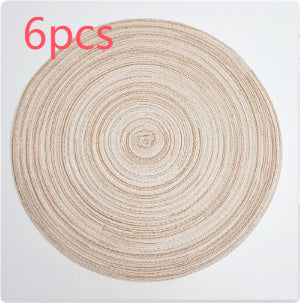 Western-style Placemat Home Placemat Coasters Heat Proof Mat