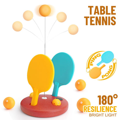 US Local Glowing Ping-Pong Set - The Luminous Delight Of Night Games With Flashing Lights, Easy To Play, And Endless Laughter