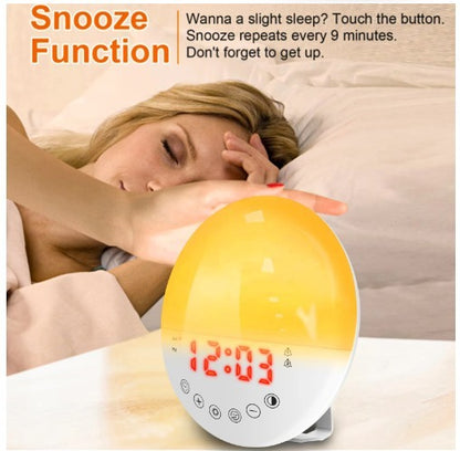 US Local Popular Natural Light Siren Best Selling Halloween Wake Up Light