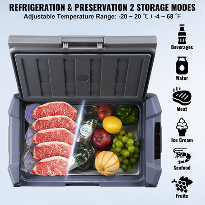 US Local Portable Car Refrigerator Freezer Compressor 15 L Single Zone For Car Home