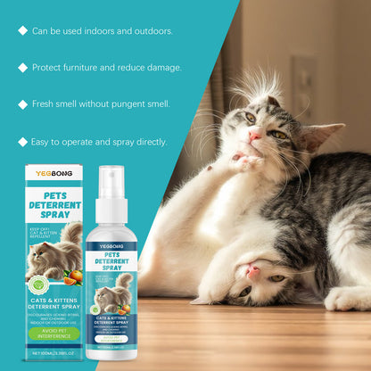 US Local Yegbong Cat Anti-Scratch Spray Indoor Restricted Area Set Up To Expel Pets Anti-scratch And Bite Furniture Sofa Spray