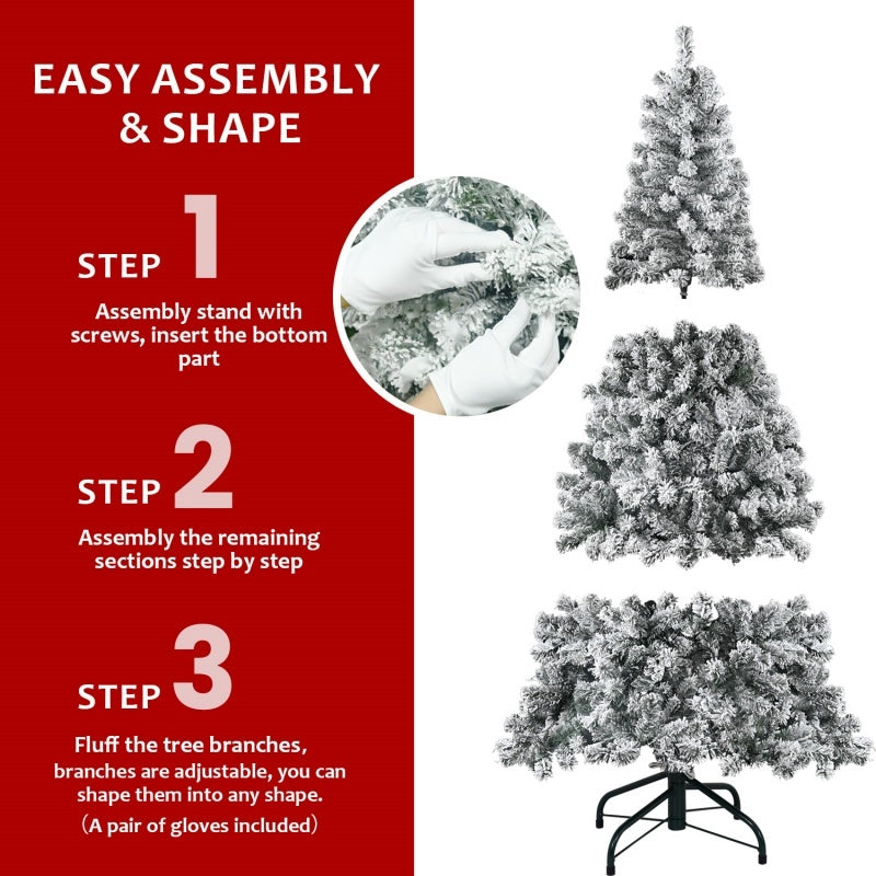 US Local PVC, Christmas Tree, Christmas Decorations,  With Lights