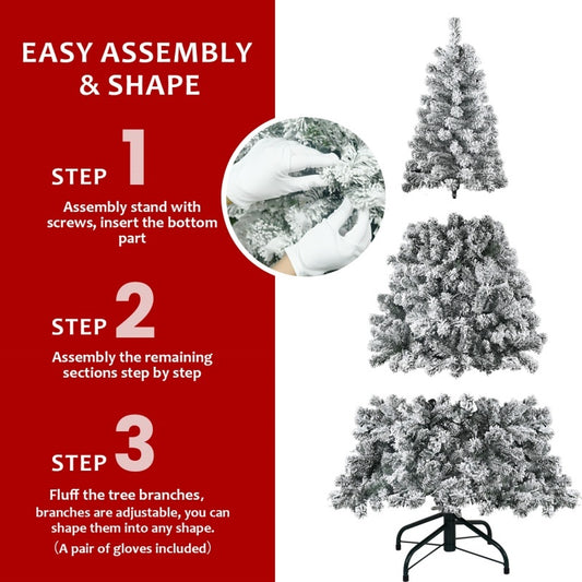 US Local PVC, Christmas Tree, Christmas Decorations,  With Lights