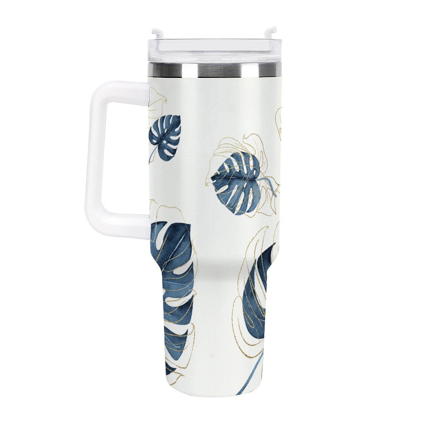 PHDT00030 POD US Local Tumbler 40 oz Large Capacity Car Cup Leaves, Phnom Penh