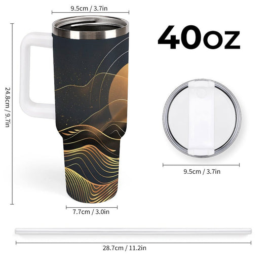 PHDT00137 POD US Local Tumbler 40 oz Large Capacity Car Cup Desert, Sunset