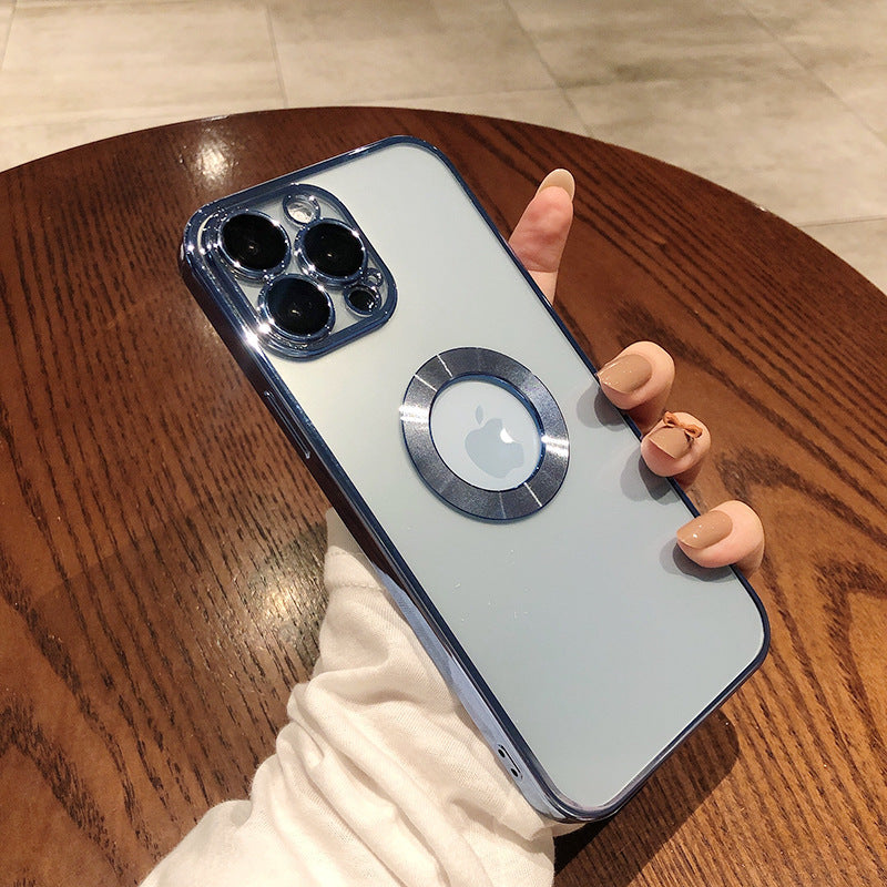 USA Local Phone Case With Camera Protector Advanced Electroplating Integrated With Lens Protector Phone Case For Iphone12 13promax Simple 11 Soft