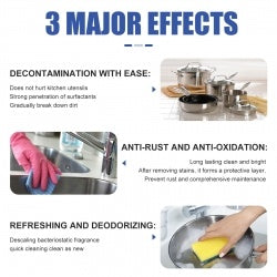 US Local 100ML Box Kitchen Grease Cleaner, Oil Cleaning Foam Cleaner, Smoke And Kitchen Utensils Decontamination Agent, Fresh Smell