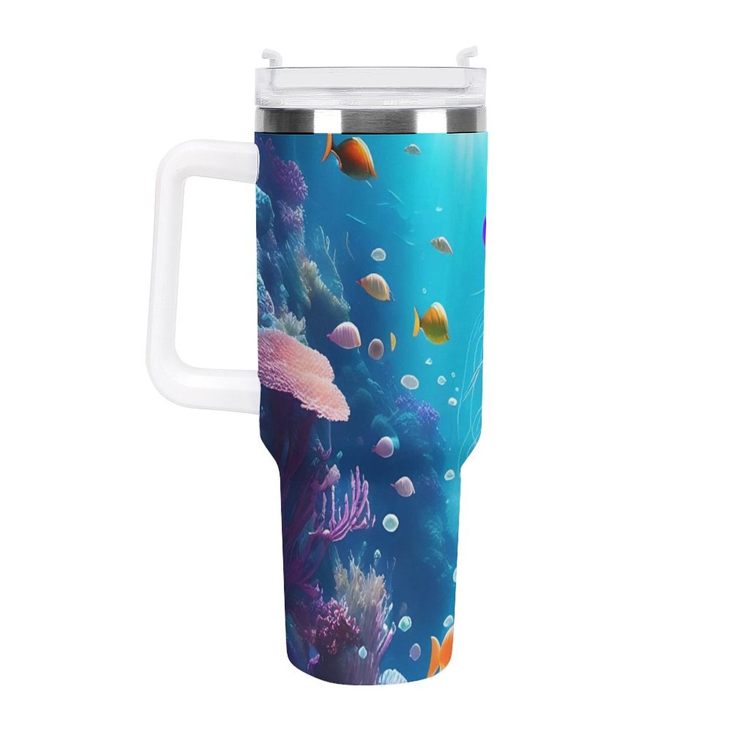 PHDT00040 POD US Local Tumbler 40 oz Large Capacity Car Cup Jellyfish, Dreams, Ocean
