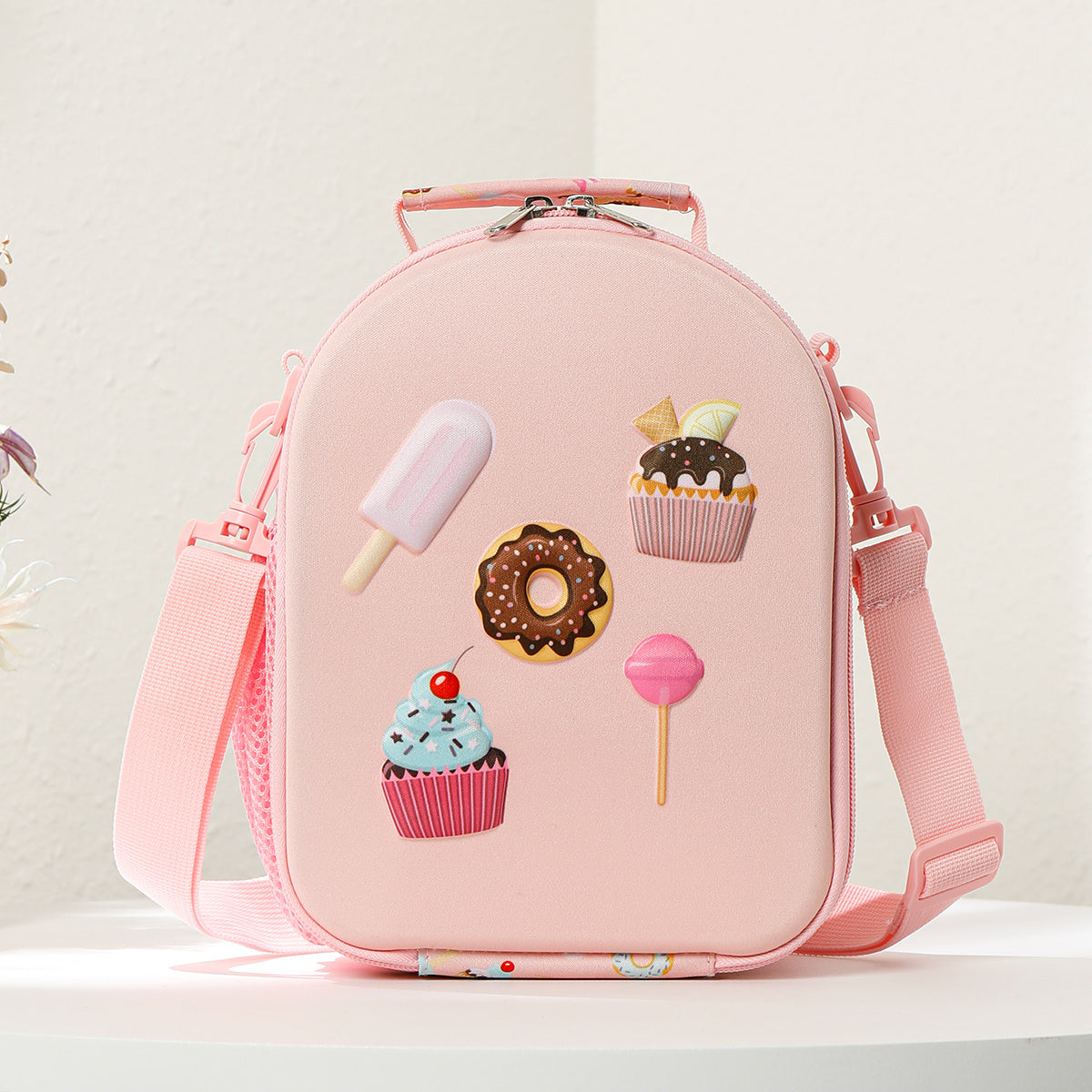 US Local Cute Lunch Insulated Bag, Portable Outdoor Makeup Bag, Insulated And Cold, Suitable For Holding Lunch And Cold Drinks, Also A Cute Backpack For Children