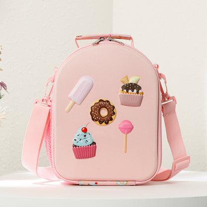 US Local Cute Lunch Insulated Bag, Portable Outdoor Makeup Bag, Insulated And Cold, Suitable For Holding Lunch And Cold Drinks, Also A Cute Backpack For Children