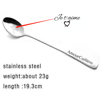 Stainless Steel Spoon You Are My Sunshine Couple Family Tableware