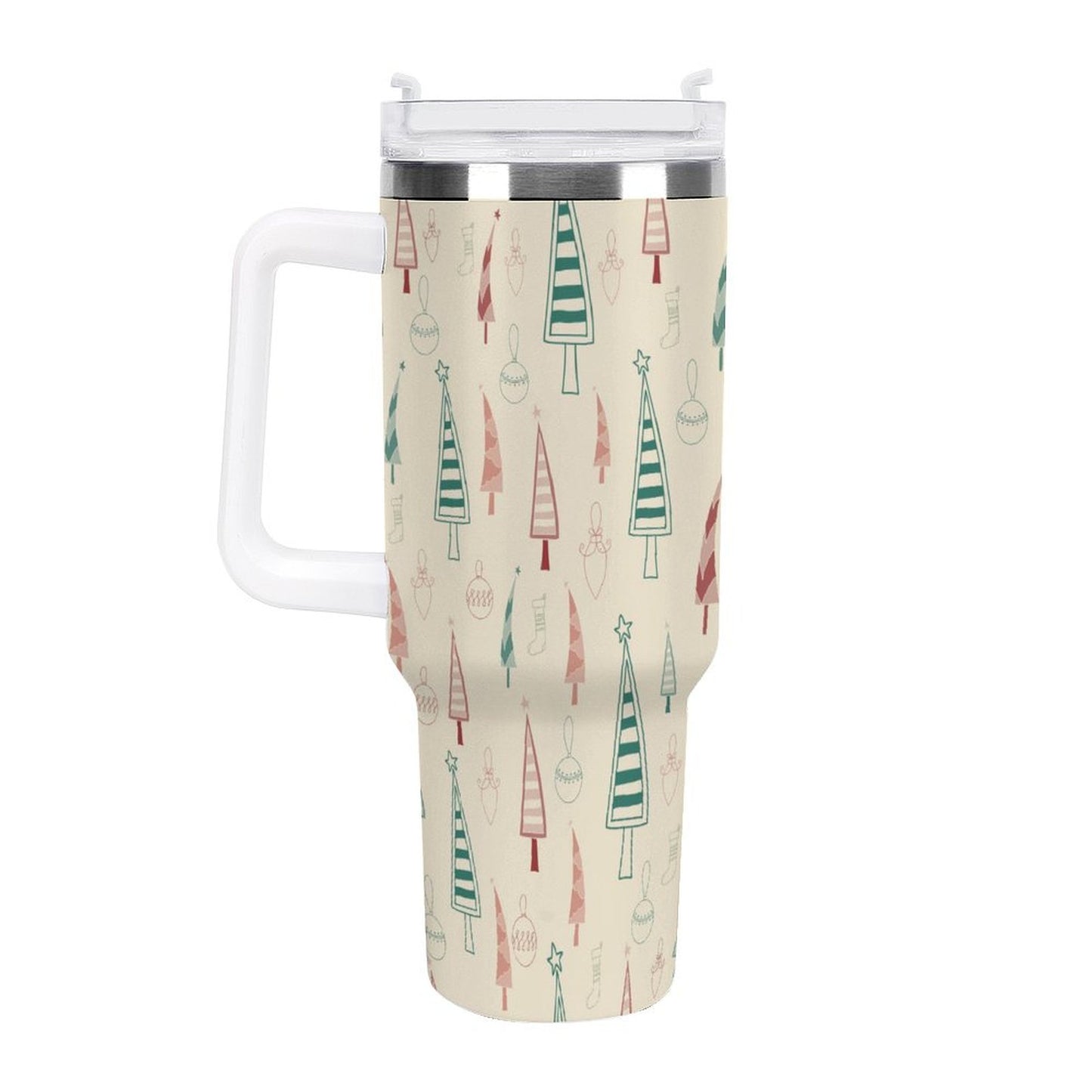 POD US Local 40oz Large Large Capacity Car Cup, Christmas Tree