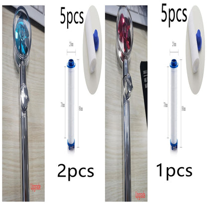 Turbo Propeller Shower Head Water Saving High Preassure Flow 360 Degrees With Fan Extension Showerhead Rainfall With Holder