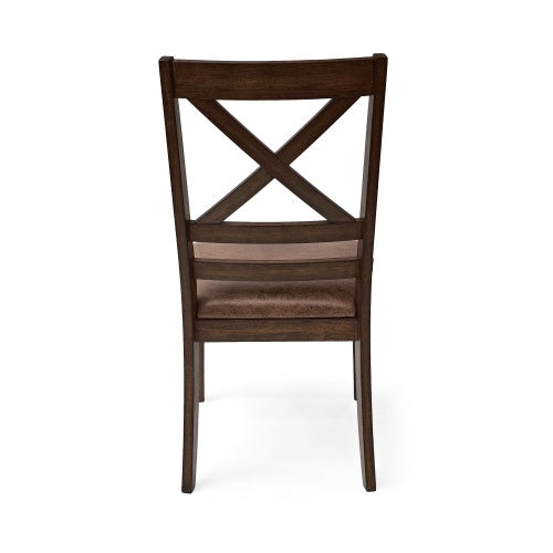 US Local Dining Chairs Set Of 2, Brown
