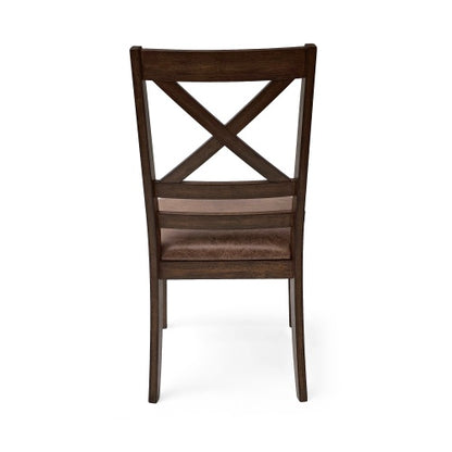 US Local Dining Chairs Set Of 2, Brown